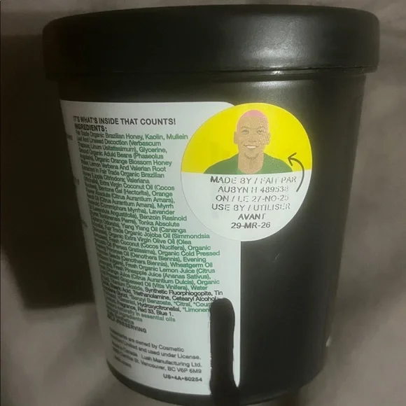 LUSH New Face and Body Mask Beauty Sleep 11.1 OZ Made Canada - Picture 4 of 7